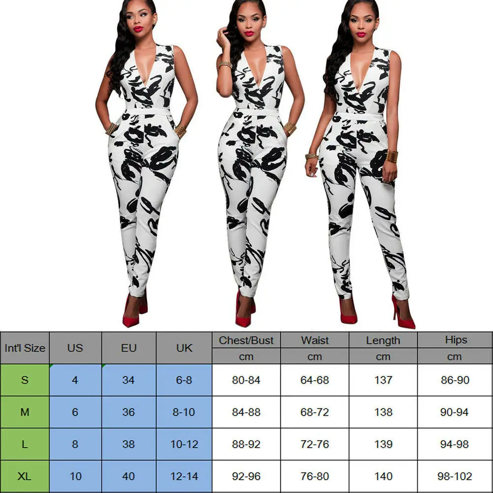 Fashion Hot Sale Women Jumpsuit Clubwear Summer Playsuit Bodycon Sexy Deep V-Neck Pocket Black Ink Party White Jumpsuit Trousers
Fashion Hot Sale Women Jumpsuit Clubwear Summer Playsuit Bodycon Sexy Deep V-Neck Pocket Black Ink Party White Jumpsuit Trousers