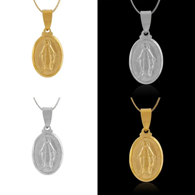 Men Women Catholic Religious Virgin Mary Pendant Necklace Jewelry Silver Color Necklace Pendants Nice Gift
Men Women Catholic Religious Virgin Mary Pendant Necklace Jewelry Silver Color Necklace Pendants Nice Gift
