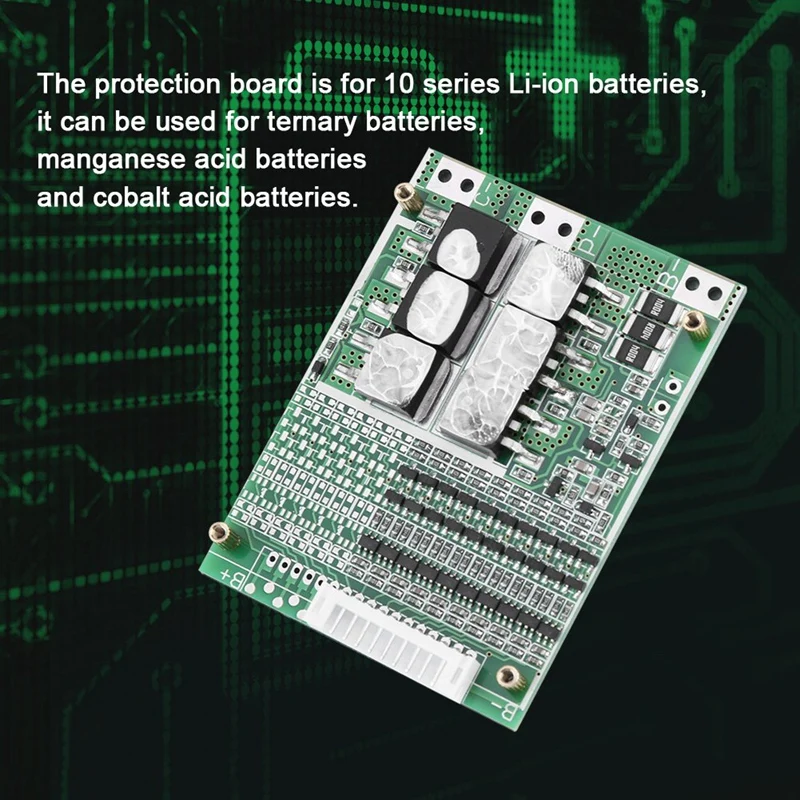 10S 36V 35A литий-ионный Литий-полимерный аккумулятор Защитная плата Bms Pcb для