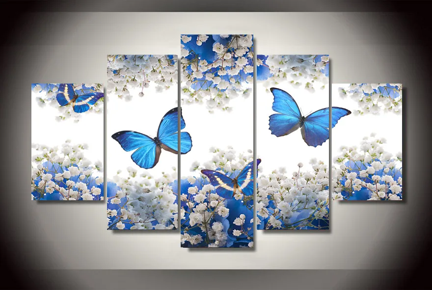 5 Pieces Blue White Flowers Blossom Painting Children's Room Decor Print Poster Picture Canvas Free shipping Unframed
5 Pieces Blue White Flowers Blossom Painting Children's Room Decor Print Poster Picture Canvas Free shipping Unframed