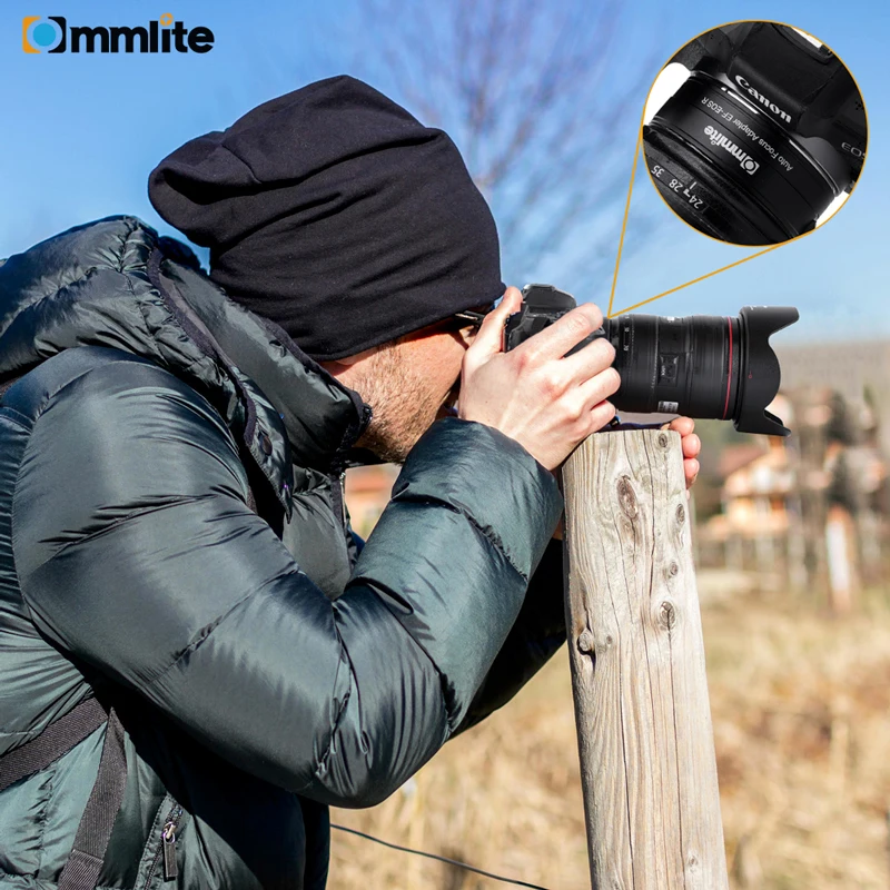 Commlite CM-EF-EOSR Electronic AF Lens Mount Adapter Ring for Canon EF/EF-S Lens to use for Canon EOS RF-Mount Full-frame Camera
Commlite CM-EF-EOSR Electronic AF Lens Mount Adapter Ring for Canon EF/EF-S Lens to use for Canon EOS RF-Mount Full-frame Camera