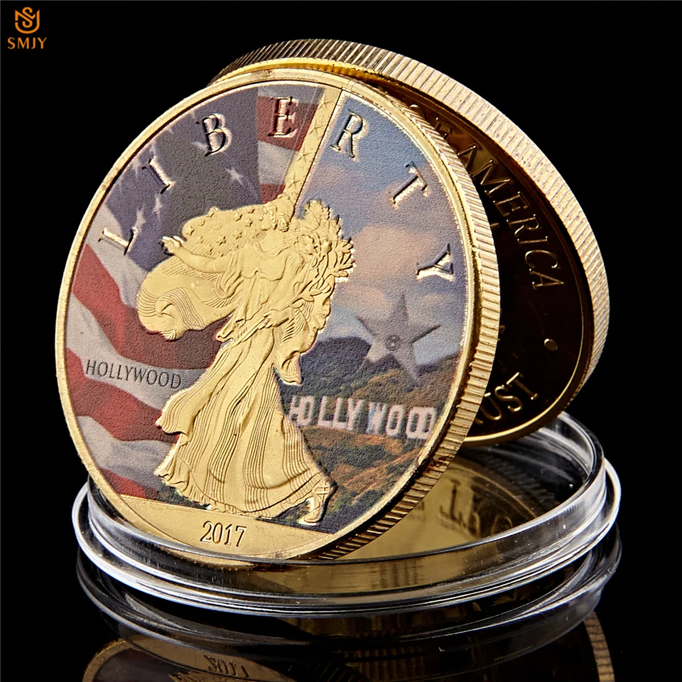 USA Statue Of Liberty Los Angeles Hollywood Movie Mountain Gold Souvenir Coins And Gift Collection
USA Statue Of Liberty Los Angeles Hollywood Movie Mountain Gold Souvenir Coins And Gift Collection