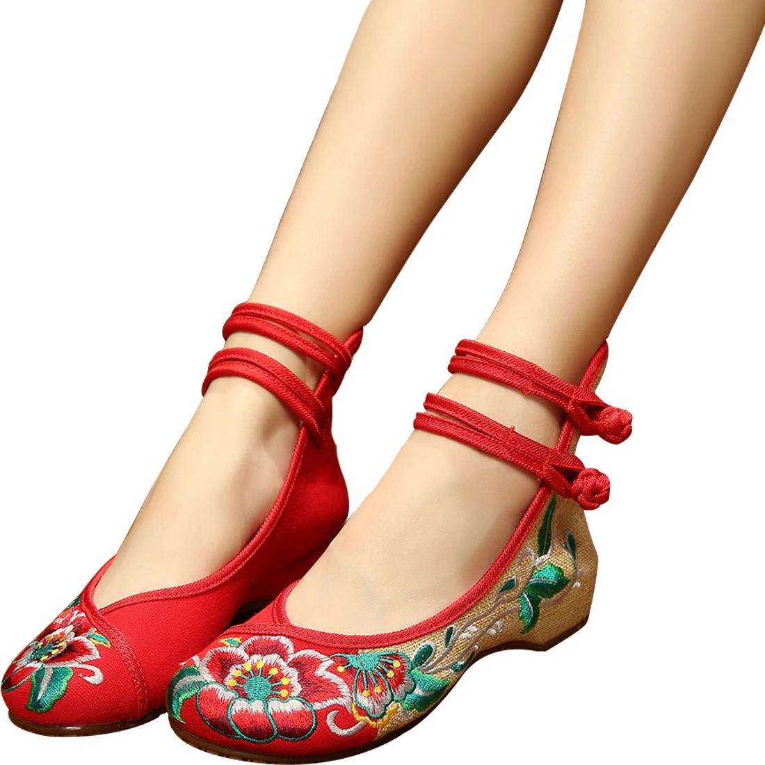2021 New Chinese Embroidered Hibiscus Flowers Cloth Shoes Hot Canvas Women Casual Flat Loafer Cotton Fabric Red Embroider Shoes
2021 New Chinese Embroidered Hibiscus Flowers Cloth Shoes Hot Canvas Women Casual Flat Loafer Cotton Fabric Red Embroider Shoes