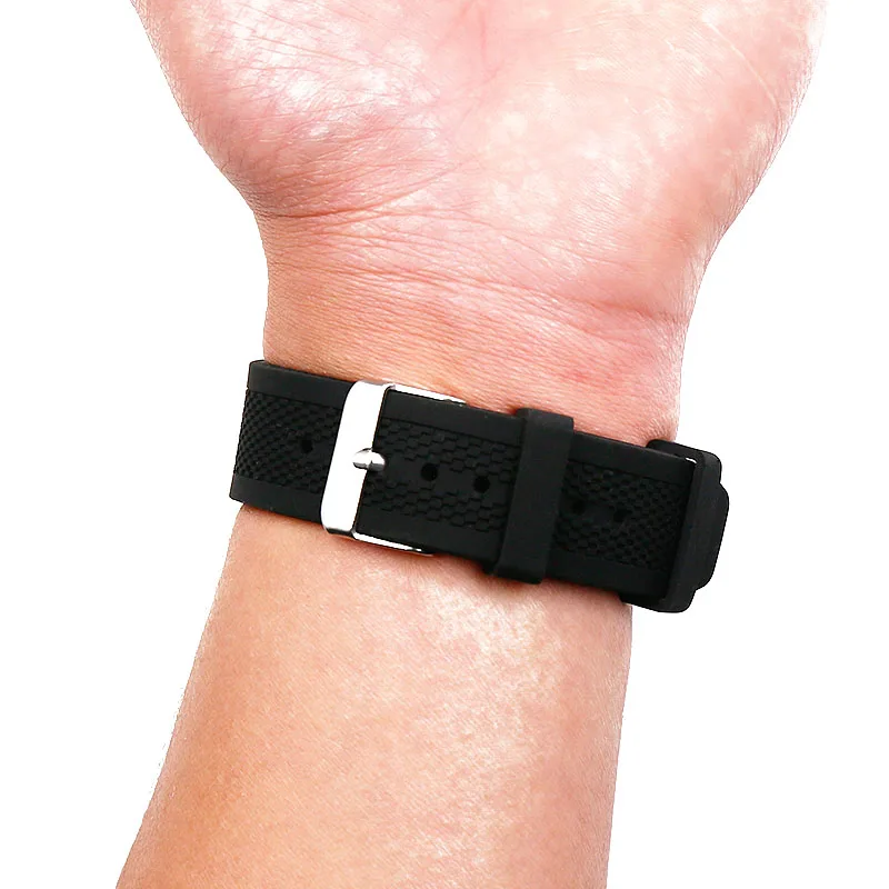 Watch accessories pin buckle silicone strap 22mm curved interface bracelet outdoor sports waterproof strap women men watch band
Watch accessories pin buckle silicone strap 22mm curved interface bracelet outdoor sports waterproof strap women men watch band