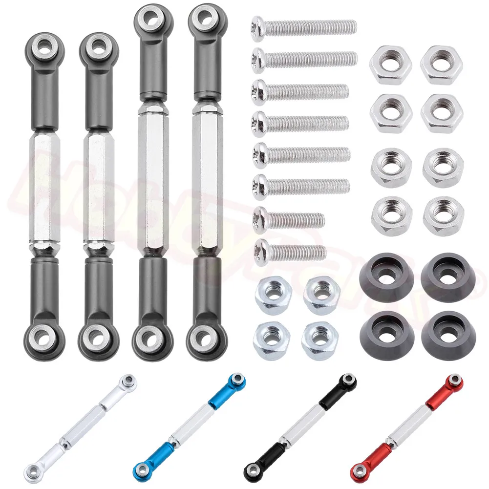 4pcs Adjustable Front & Rear Steering Tie Rod Linkage for WPL C14 C24 HengLong 1/16 RC Car Military Truck Spare Accessories
4pcs Adjustable Front & Rear Steering Tie Rod Linkage for WPL C14 C24 HengLong 1/16 RC Car Military Truck Spare Accessories