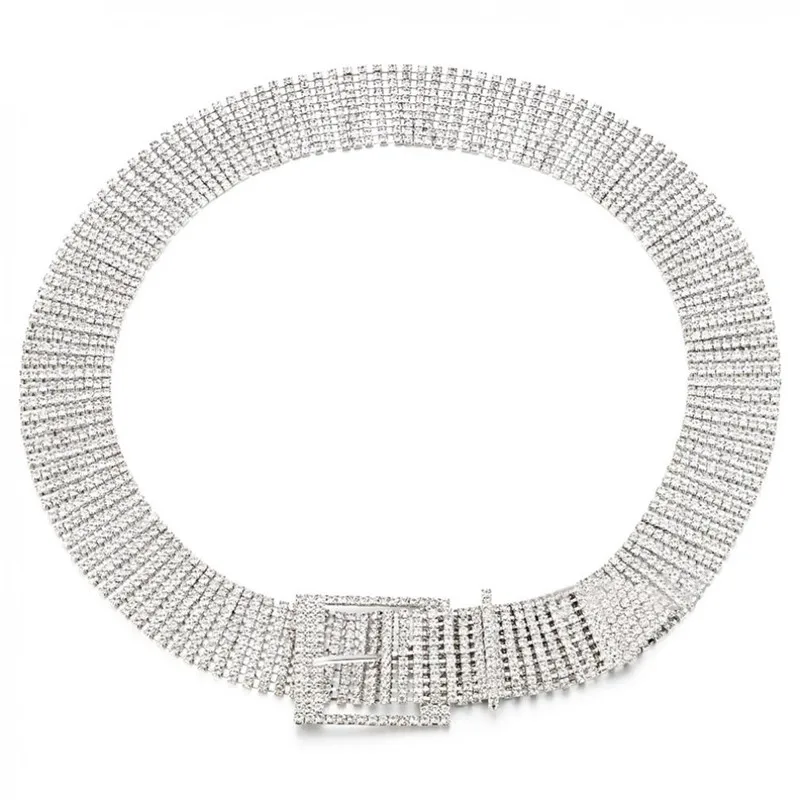 New 2019 Women 10 Rows Full Rhinestone Shiny Waistband Party Dress Belt Chain Crystal Diamond Waistband Full Rhinestone Luxury
New 2019 Women 10 Rows Full Rhinestone Shiny Waistband Party Dress Belt Chain Crystal Diamond Waistband Full Rhinestone Luxury