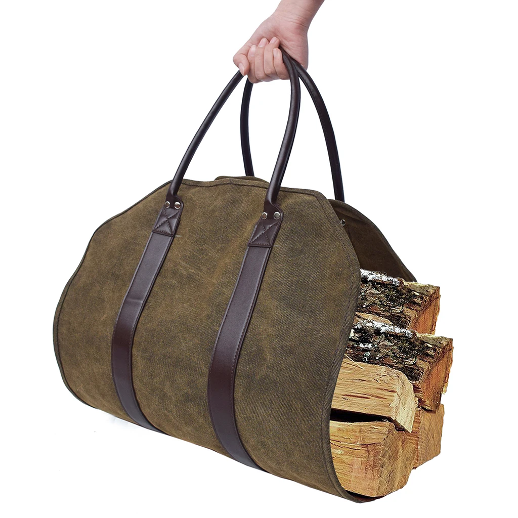 Fireplace Carrier Canvas Log Tote Sturdy Wood Carrying Bag Firewood Logs Tote Holder with Handles for Outdoor Camping
Fireplace Carrier Canvas Log Tote Sturdy Wood Carrying Bag Firewood Logs Tote Holder with Handles for Outdoor Camping