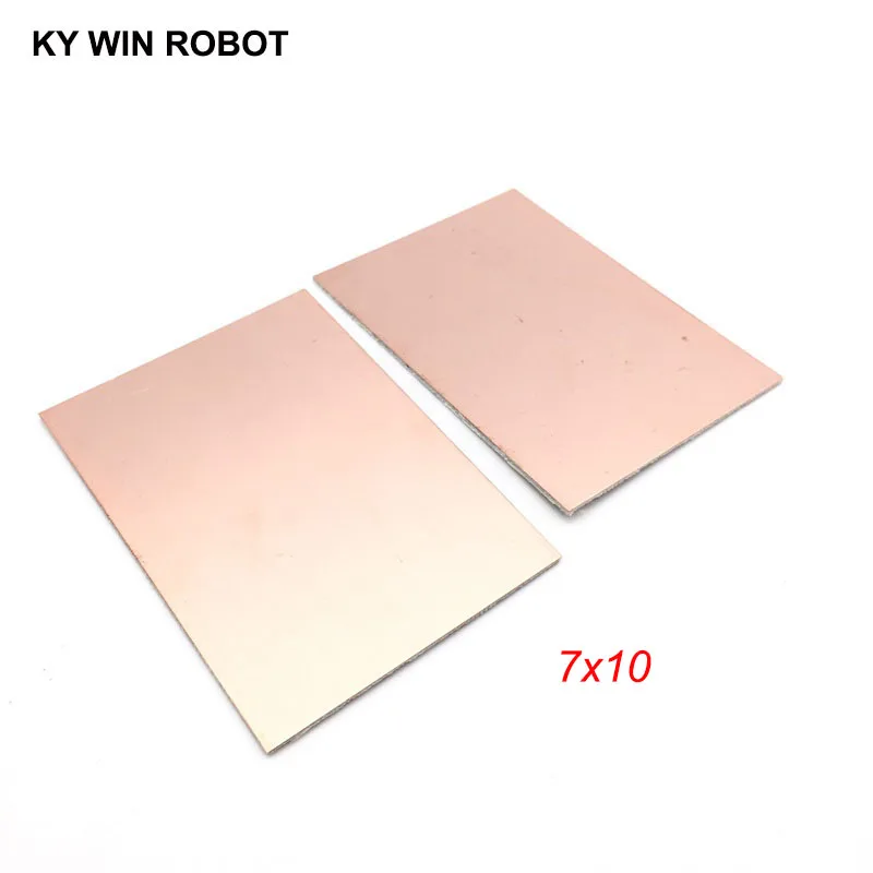 2 шт. FR4 PCB 7x10 см 7*10 двухсторонняя медная плакированная пластина сделай сам набор