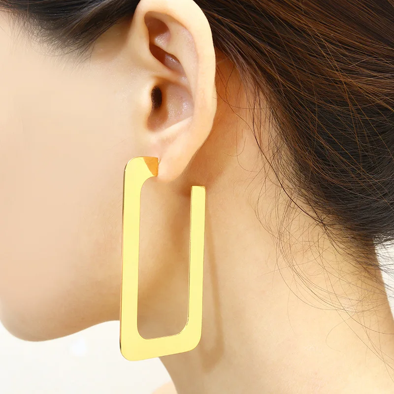 Stainless Steel Earrings Metal Square Earings Korean Fashion Gold Stud Simple Minimalist Jewelry for Women Ladies Femme
Stainless Steel Earrings Metal Square Earings Korean Fashion Gold Stud Simple Minimalist Jewelry for Women Ladies Femme