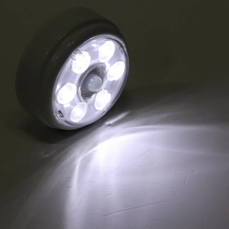 Portable Infrared Pir Motion Sensor 6 Led Night Light Magnetic Wireless Detector Wall Lamp Light Auto On/off Silver Color
Portable Infrared Pir Motion Sensor 6 Led Night Light Magnetic Wireless Detector Wall Lamp Light Auto On/off Silver Color