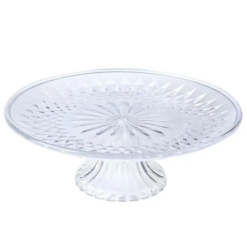 Creative crystal fruit plate plastic with base fruit plate platter dried fruit plate snack plate
Creative crystal fruit plate plastic with base fruit plate platter dried fruit plate snack plate
