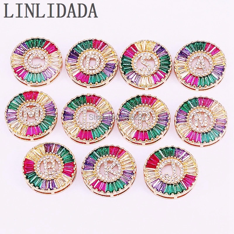 8Pcs Cz Letter Charms for Necklace Bracelet Jewelry Making Copper Rainbow Crystal Zircon A-Z Initial Connector Beads Accessories
8Pcs Cz Letter Charms for Necklace Bracelet Jewelry Making Copper Rainbow Crystal Zircon A-Z Initial Connector Beads Accessories