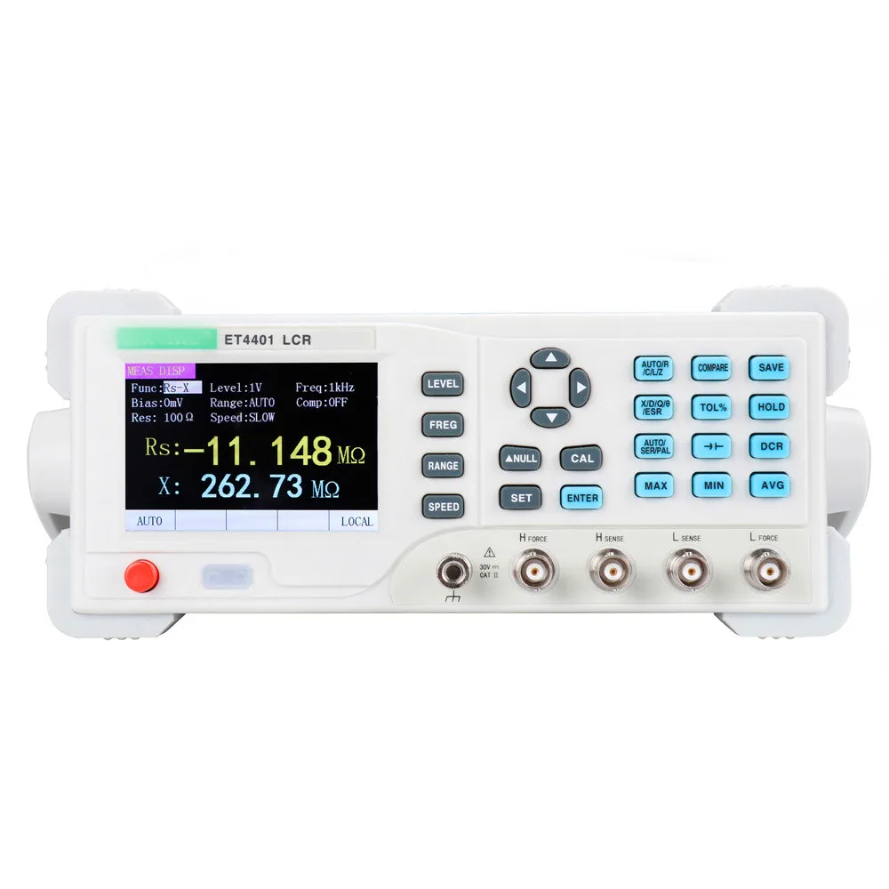 ET4401/ET4402/ET4410 Desktop Digital L CR Meter Capacitance Resistance Impedance Inductance Measure L CR Bridge L CR Meter
ET4401/ET4402/ET4410 Desktop Digital L CR Meter Capacitance Resistance Impedance Inductance Measure L CR Bridge L CR Meter