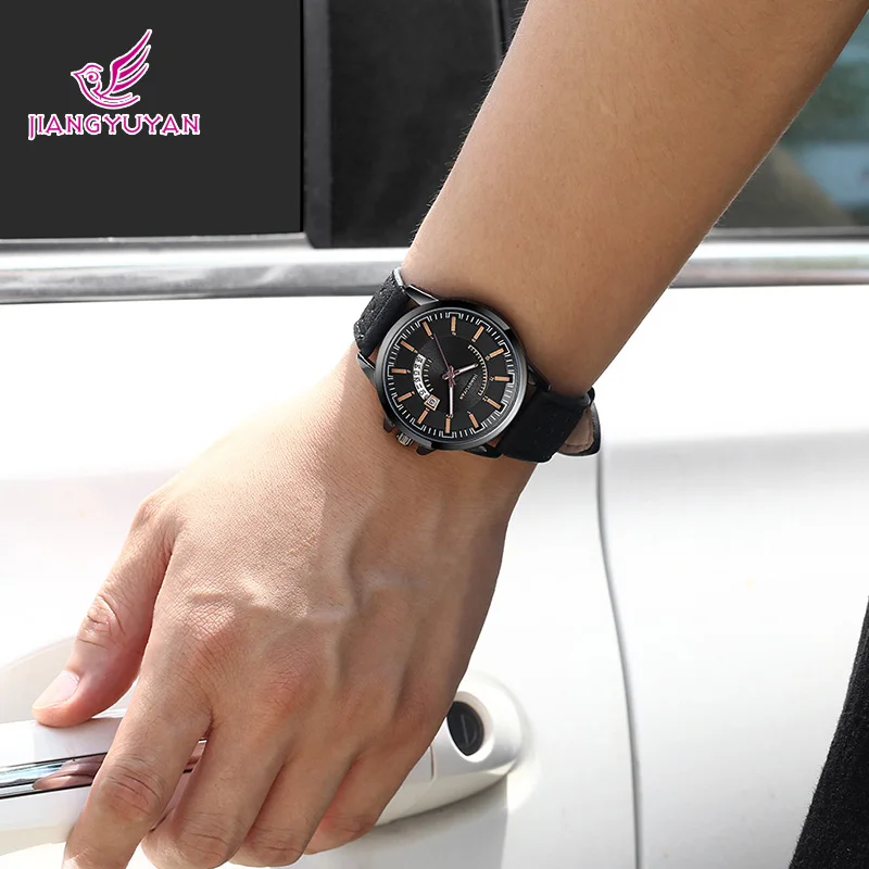 2019 new men's luxury brand casual fashion simple men's watch Leather sports waterproof automatic date quartz watch
2019 new men's luxury brand casual fashion simple men's watch Leather sports waterproof automatic date quartz watch