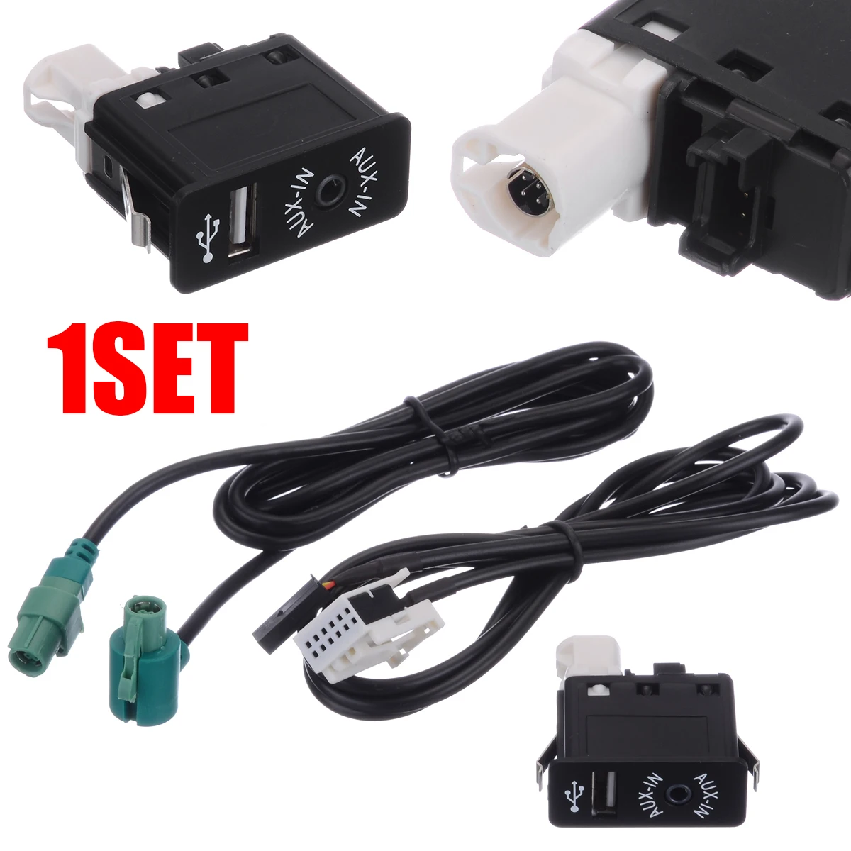 For BMW E60 E61 E63 E64 E87 E90 E70 F25 Car Audio USB Cable AUX USB Socket Switch Cable Line Kit
For BMW E60 E61 E63 E64 E87 E90 E70 F25 Car Audio USB Cable AUX USB Socket Switch Cable Line Kit