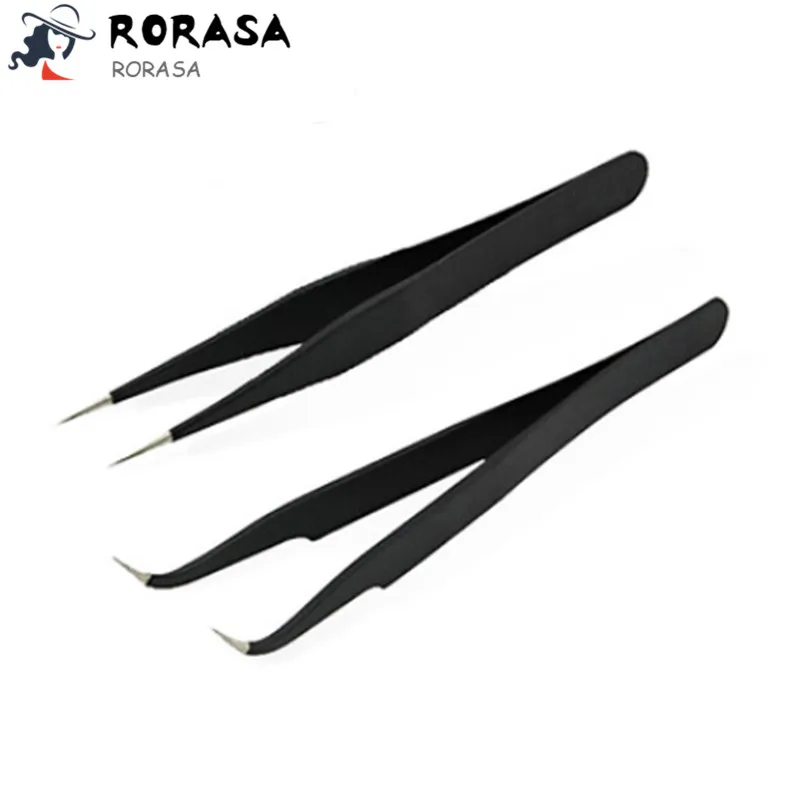 RORASA 1Pc Straight Curved Tweezer Stainless Steel Nail Sticker Rhinestone Picker Eyebrow Tweezers Eye Makeup Nail Art Tool
RORASA 1Pc Straight Curved Tweezer Stainless Steel Nail Sticker Rhinestone Picker Eyebrow Tweezers Eye Makeup Nail Art Tool