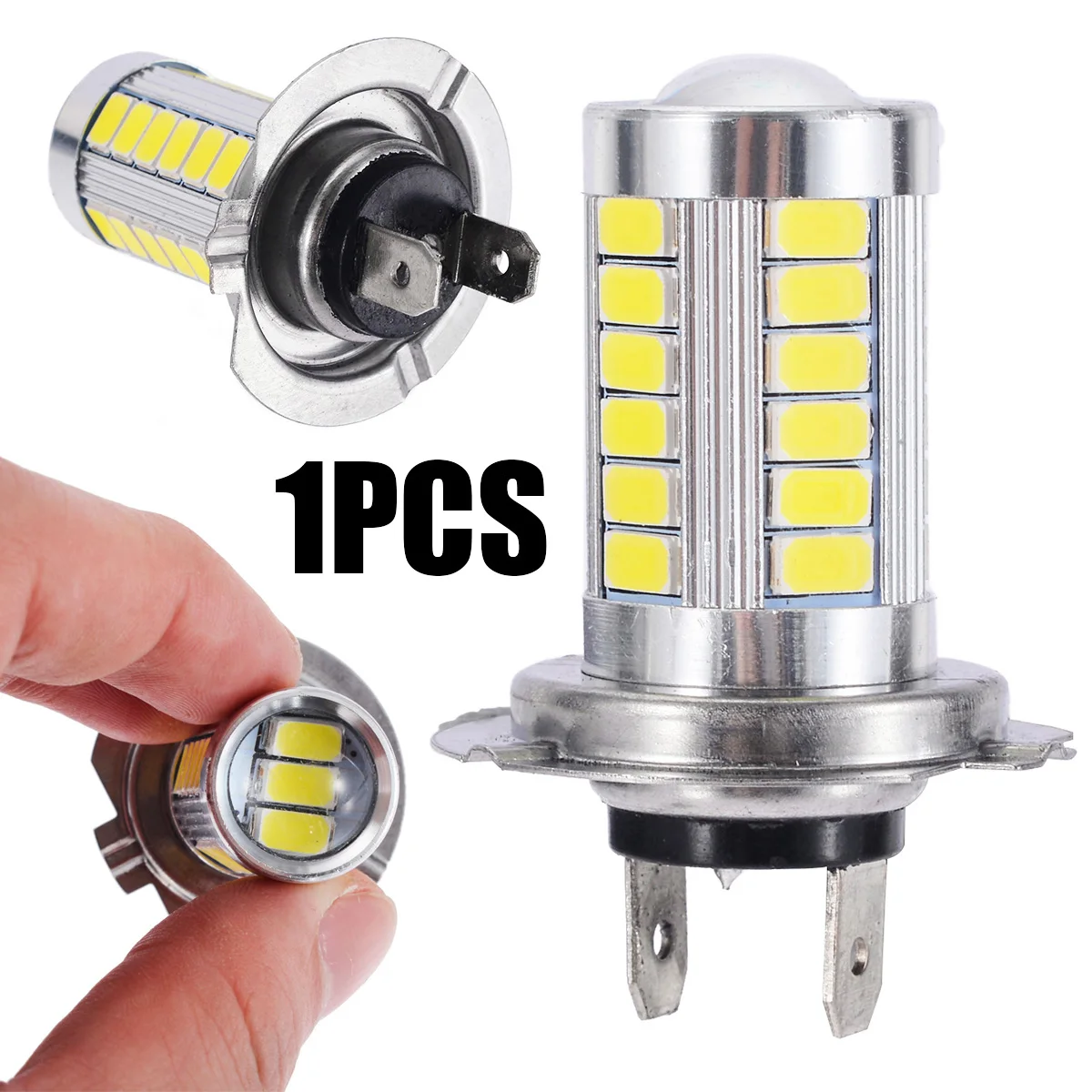 Mayitr 1 шт. H7 5630 33SMD светодиодный лампы 12V 30W 800LM 6500 к белые Противотуманные фары