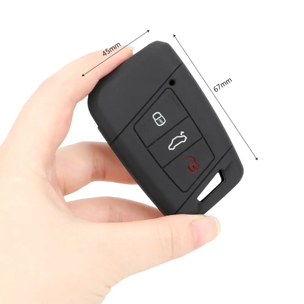 LEEPEE Silicone Car Key Fob Bag For Volkswagen VW Magotan Passat B8 Skoda A7 3 Buttons Remote Key Case for Car
LEEPEE Silicone Car Key Fob Bag For Volkswagen VW Magotan Passat B8 Skoda A7 3 Buttons Remote Key Case for Car