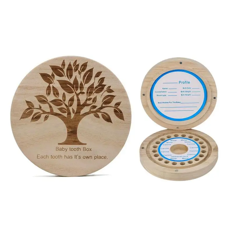 Baby Deciduous Box Round Children's Teeth Baby Hair Collection Storage Box Wooden Deciduous Teeth Collection Box
Baby Deciduous Box Round Children's Teeth Baby Hair Collection Storage Box Wooden Deciduous Teeth Collection Box