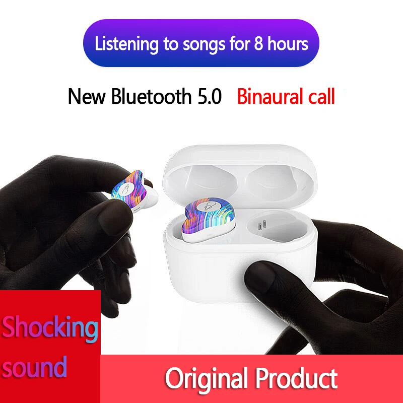 2018 новые мини BLuetooth наушники порт беспроводные стерео 5 0 Bluetooth водонепроницаемые