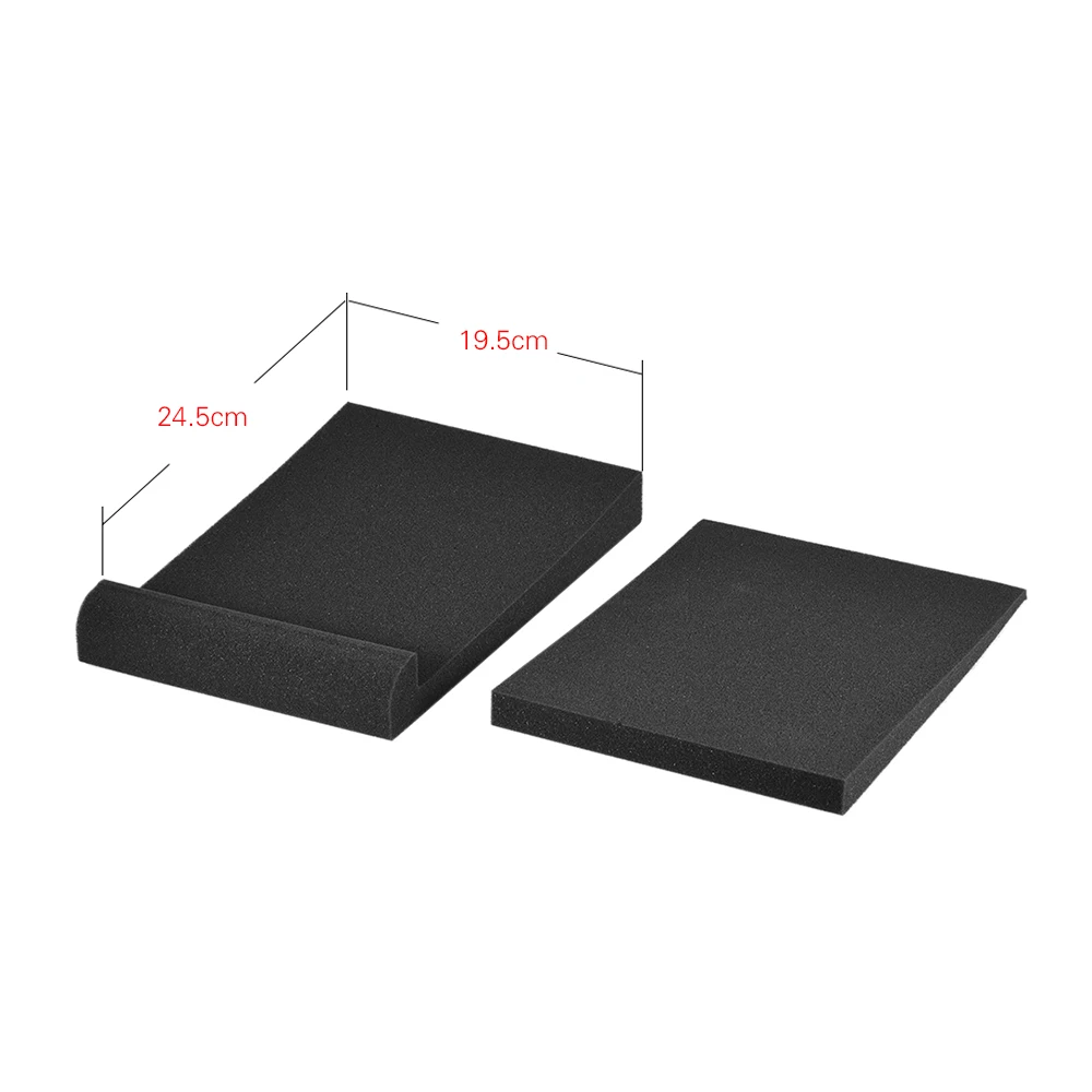 2 Pack Studio Monitor Speaker Isolation Acoustic Foam Pads Max. 9.6" * 7.7" Usable Area
2 Pack Studio Monitor Speaker Isolation Acoustic Foam Pads Max. 9.6" * 7.7" Usable Area