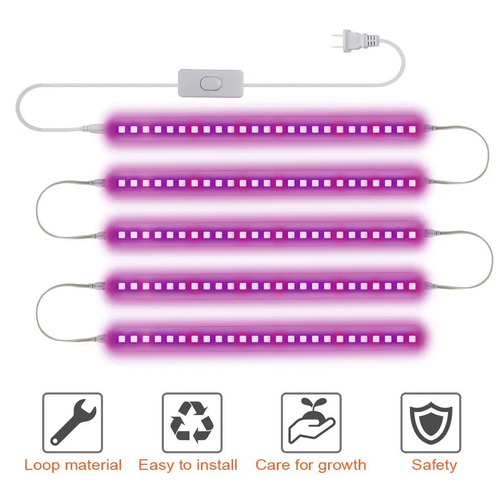 1PC LED Grow light Full Spectrum Indoor Plant lamp T5 Tube Bulb Light For Plants for the Greenhouse Flower Farming | Лампы и освещение