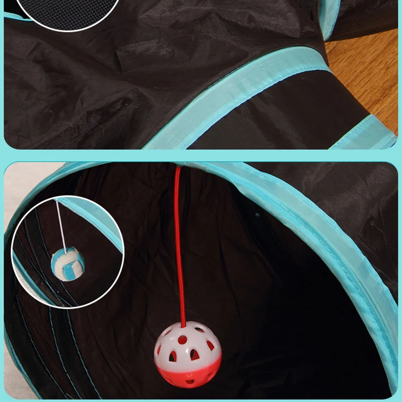 Pet Cat Tunnel 3 Holes Play Tubes Balls Collapsible Crinkle Kitten Toys Funny Foldable Pet Puppy Animal Dog Rabbit Play Supplies
Pet Cat Tunnel 3 Holes Play Tubes Balls Collapsible Crinkle Kitten Toys Funny Foldable Pet Puppy Animal Dog Rabbit Play Supplies