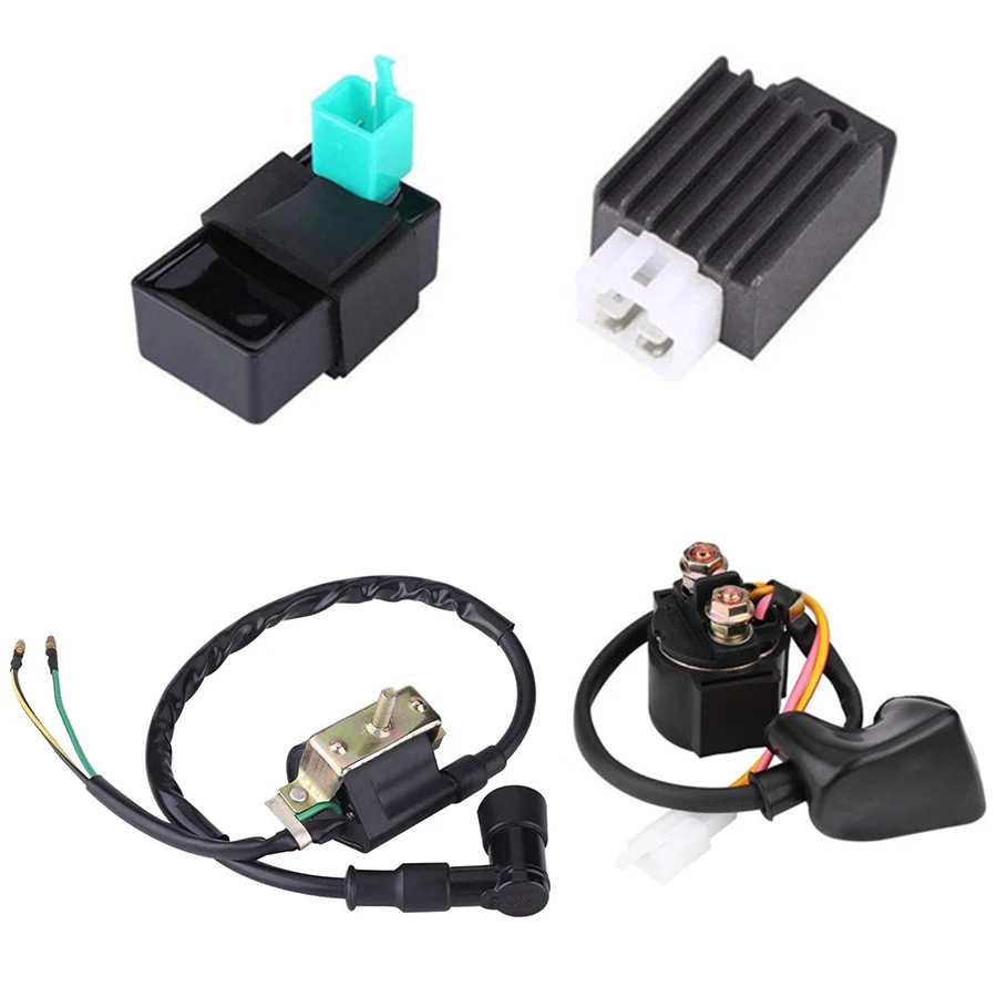 Lgnition Coil Relay CDI Rectifier For 50cc 70cc 90cc 110 cc Chinese ATV Quad 4 Wheeler
Lgnition Coil Relay CDI Rectifier For 50cc 70cc 90cc 110 cc Chinese ATV Quad 4 Wheeler