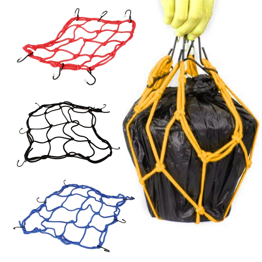Bicycle rear rack net cover rubber band tight baggage net motorcycle net pocket helmet net
Bicycle rear rack net cover rubber band tight baggage net motorcycle net pocket helmet net