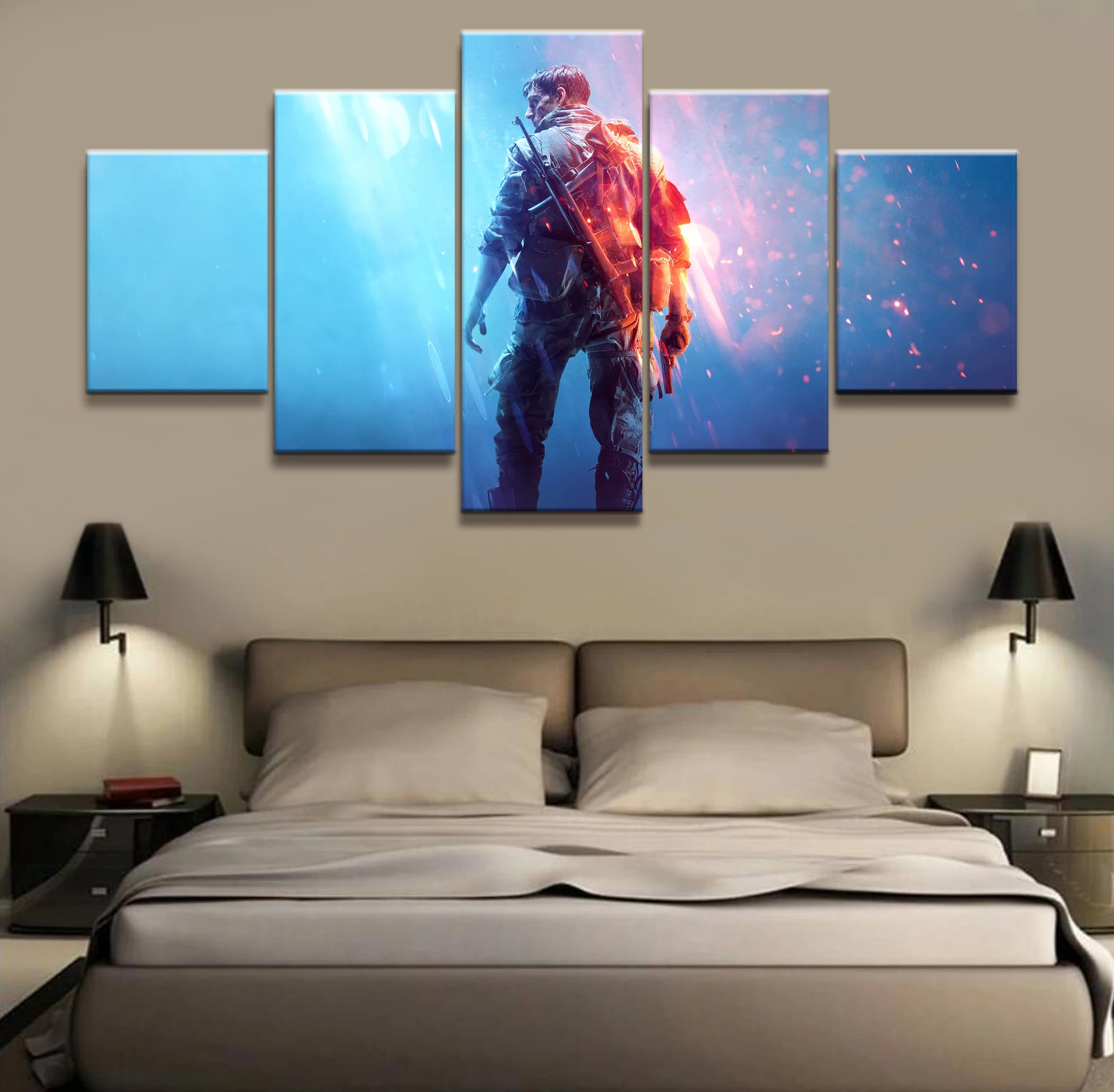 HD Printed battlefield 5 Game scenario Painting 5 piece Canvas art Print room decor print poster picture canvas
HD Printed battlefield 5 Game scenario Painting 5 piece Canvas art Print room decor print poster picture canvas