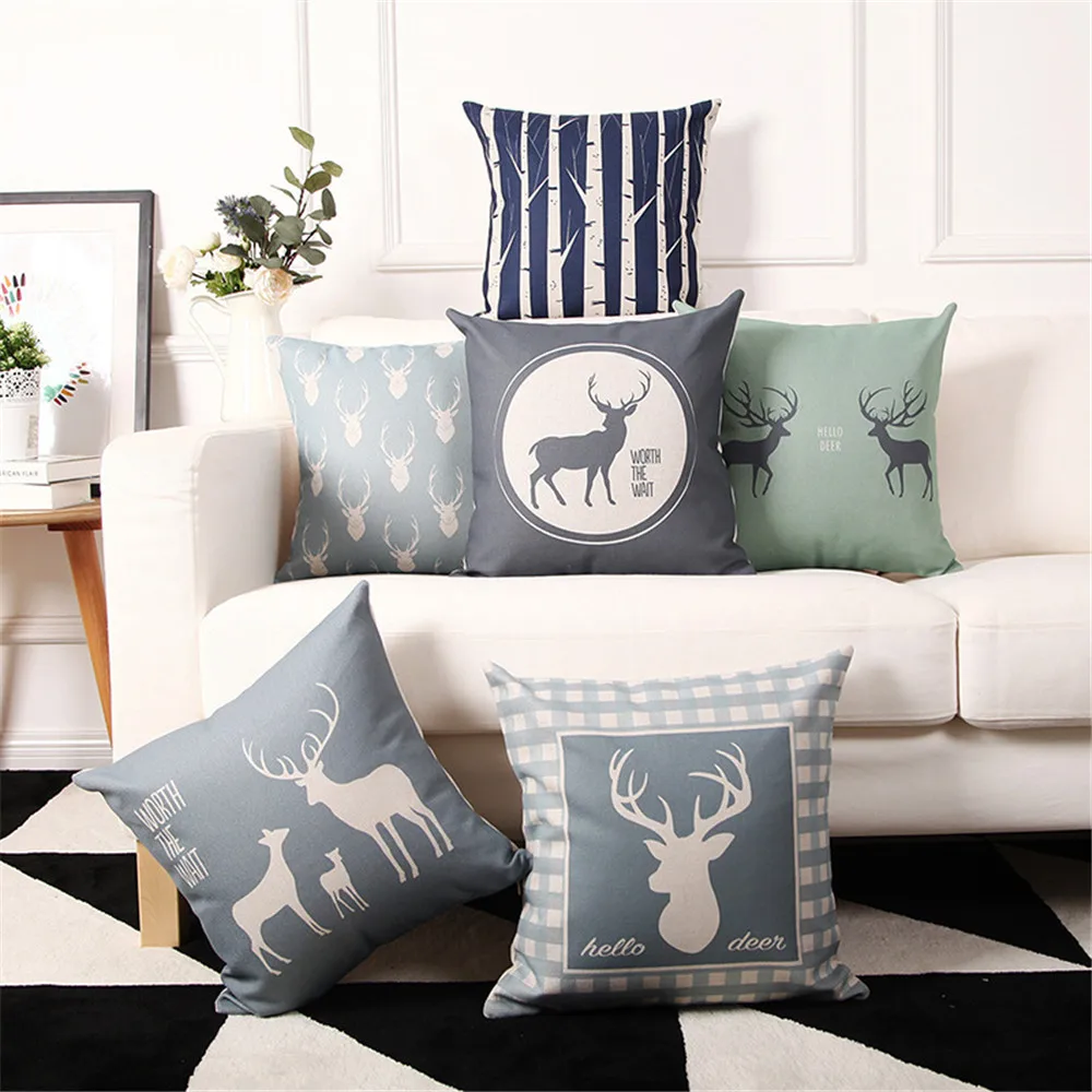 Nordic Style Merry Christmas Tree Elk Deer Print Cushion Cover Pillow Case Decorative Pillows For Sofa Couch Car Seat Beds
Nordic Style Merry Christmas Tree Elk Deer Print Cushion Cover Pillow Case Decorative Pillows For Sofa Couch Car Seat Beds