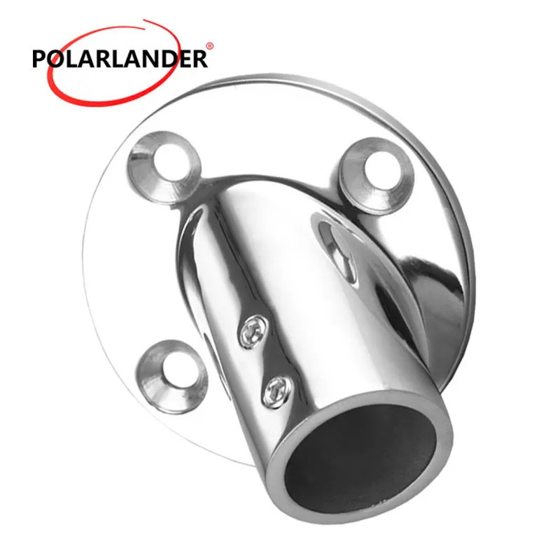 1 Pc Stainless Steel Railing 45 Degree Round Bottom Socket 1" /25mm Pipe Round Base Hardware for Boat Marine Yacht
1 Pc Stainless Steel Railing 45 Degree Round Bottom Socket 1" /25mm Pipe Round Base Hardware for Boat Marine Yacht