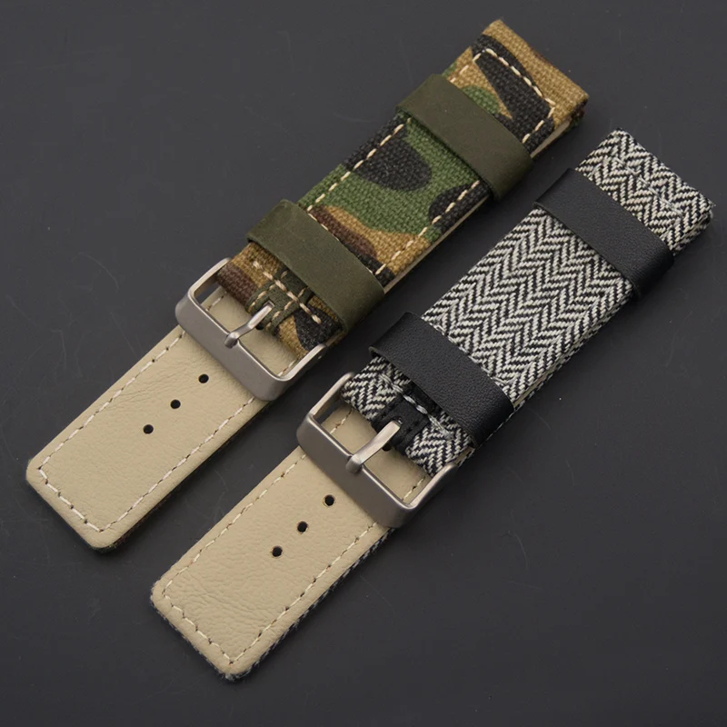 2020 new design Nylon + Leather 22 24 mm high quality watchband Universal bracelet band straps watch For brand watch Wristband
2020 new design Nylon + Leather 22 24 mm high quality watchband Universal bracelet band straps watch For brand watch Wristband