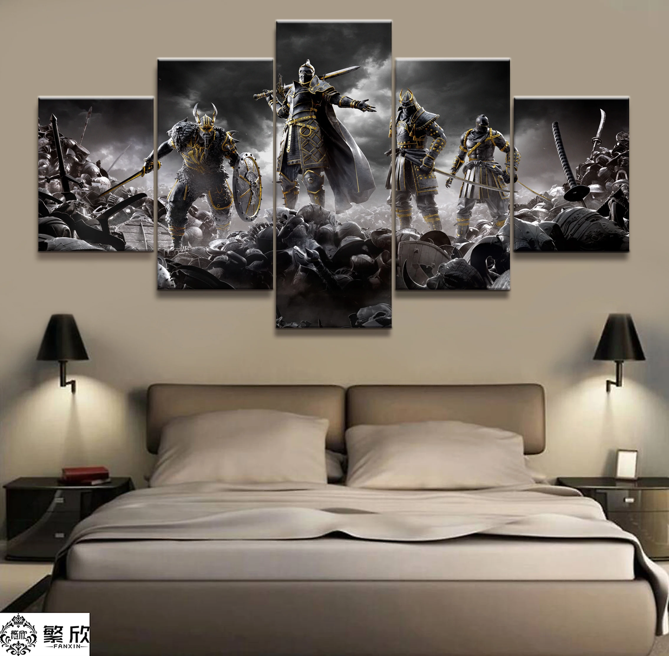 5 Panel For Honor Game Canvas Swordsman Printed Painting Living Room Wall Game Decor Picture Artworks Poster Canvas Wholesale
5 Panel For Honor Game Canvas Swordsman Printed Painting Living Room Wall Game Decor Picture Artworks Poster Canvas Wholesale
