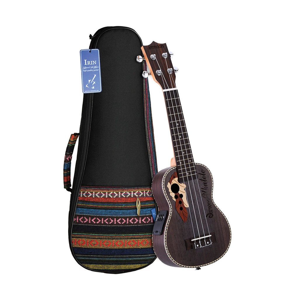 ammoon Spruce 21" Ukulele Acoustic Ukulele 15 Fret 4 Strings Ukelele with Ukulele Bag String Instrument with Built-in EQ Pickup
ammoon Spruce 21" Ukulele Acoustic Ukulele 15 Fret 4 Strings Ukelele with Ukulele Bag String Instrument with Built-in EQ Pickup