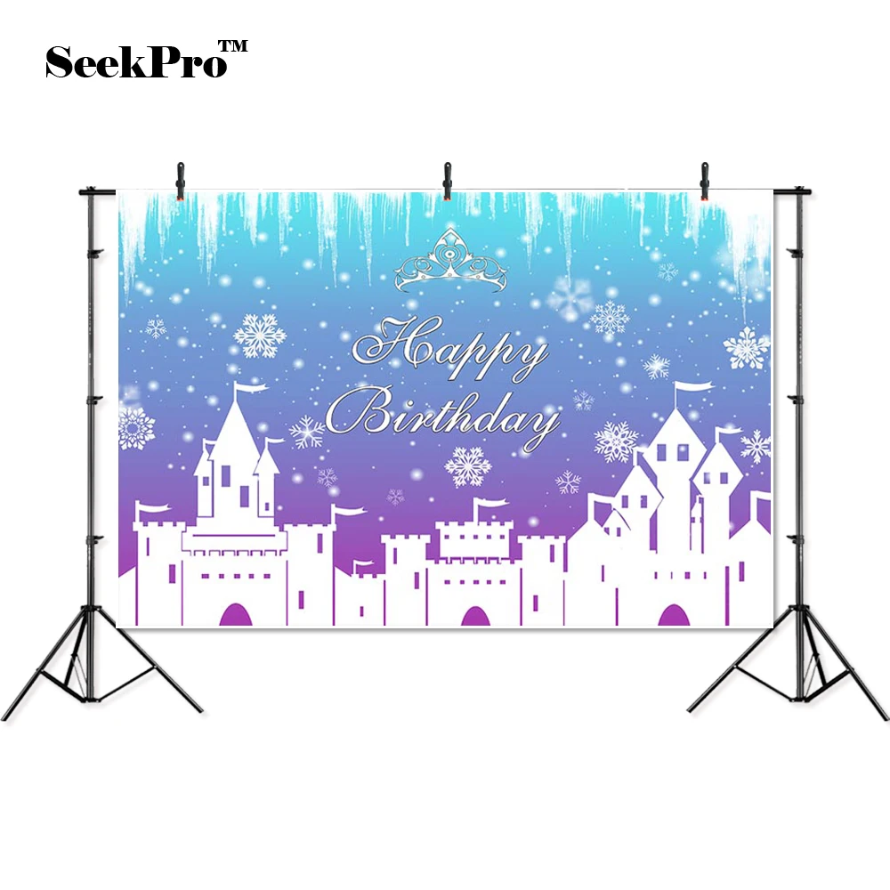 thin vinyl happy birthday snowflake castle children photo Background Printed Professional indoor Photographic studio Backdrop
thin vinyl happy birthday snowflake castle children photo Background Printed Professional indoor Photographic studio Backdrop