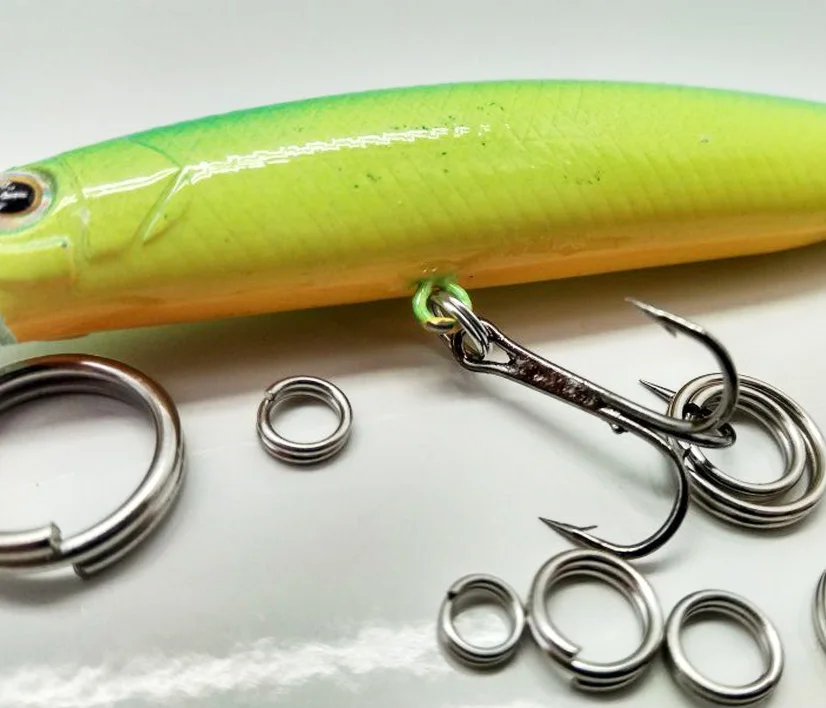 OLOEY 50pcs Stainless Steel Split Rings High Quality Strengthen Solid Ring Lure Connecting Ring Fishing Accessories
OLOEY 50pcs Stainless Steel Split Rings High Quality Strengthen Solid Ring Lure Connecting Ring Fishing Accessories