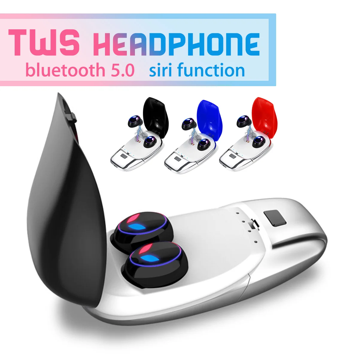Bluetooth 5,0 мини-наушники-вкладыши TWS с Беспроводной наушники 6D Hi-Fi стерео хэндс-фри наушники Водонепроницаемый игровая гарнитура для телефона
Bluetooth 5,0 мини-наушники-вкладыши TWS с Беспроводной наушники 6D Hi-Fi стерео хэндс-фри наушники Водонепроницаемый игровая гарнитура для телефона