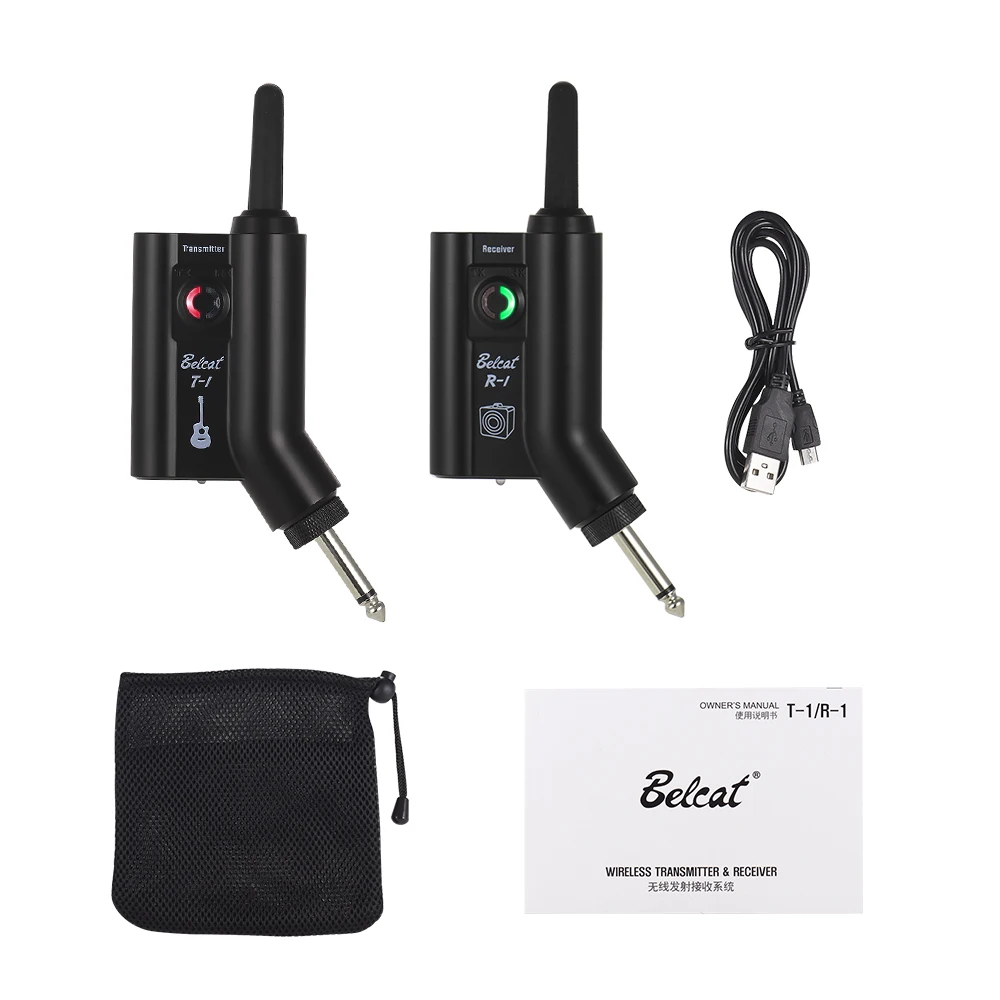 Перезаряжаемая гитарная Беспроводная система Belcat T1R1 UHF, электрогитара, бас-аудиопередатчик, приемник с дальностью передачи до 100 м
Перезаряжаемая гитарная Беспроводная система Belcat T1R1 UHF, электрогитара, бас-аудиопередатчик, приемник с дальностью передачи до 100 м
