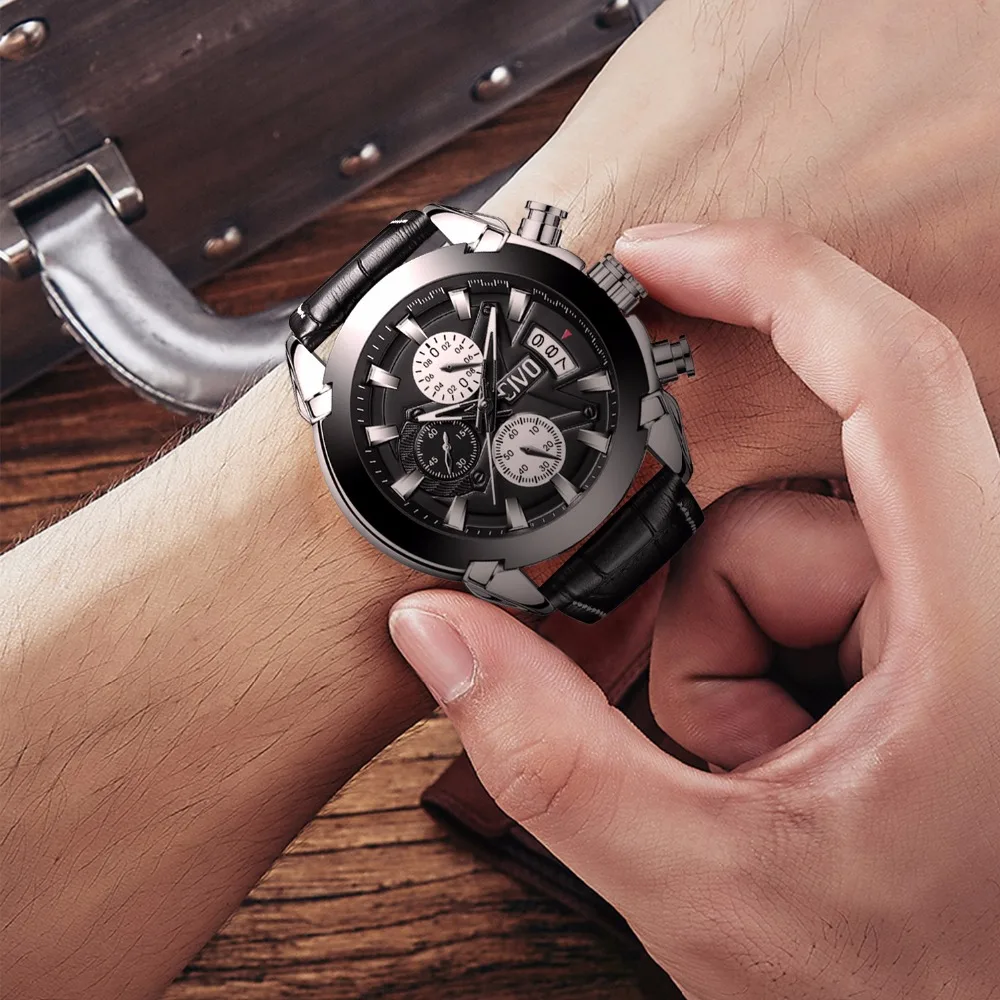 CIVO Mens Watches Reloj Hombre Waterproof Chronograph Leather Watches For Men Date Calendar Analogue Mens Quartz Wrist Watches
CIVO Mens Watches Reloj Hombre Waterproof Chronograph Leather Watches For Men Date Calendar Analogue Mens Quartz Wrist Watches