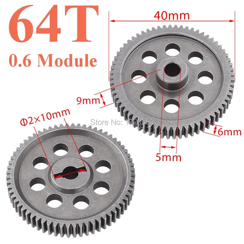 HSP 11184 64T Steel Metal Diff Main Gear Parts For RC Model Car DIY 1/10 Car 94123 94107 94111
HSP 11184 64T Steel Metal Diff Main Gear Parts For RC Model Car DIY 1/10 Car 94123 94107 94111