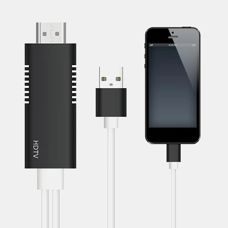HDMI адаптер для Lightning к кабель USB конвертер ТВ Цифровой AV iPhone 6 6S 7 Plus 8 X iPad |