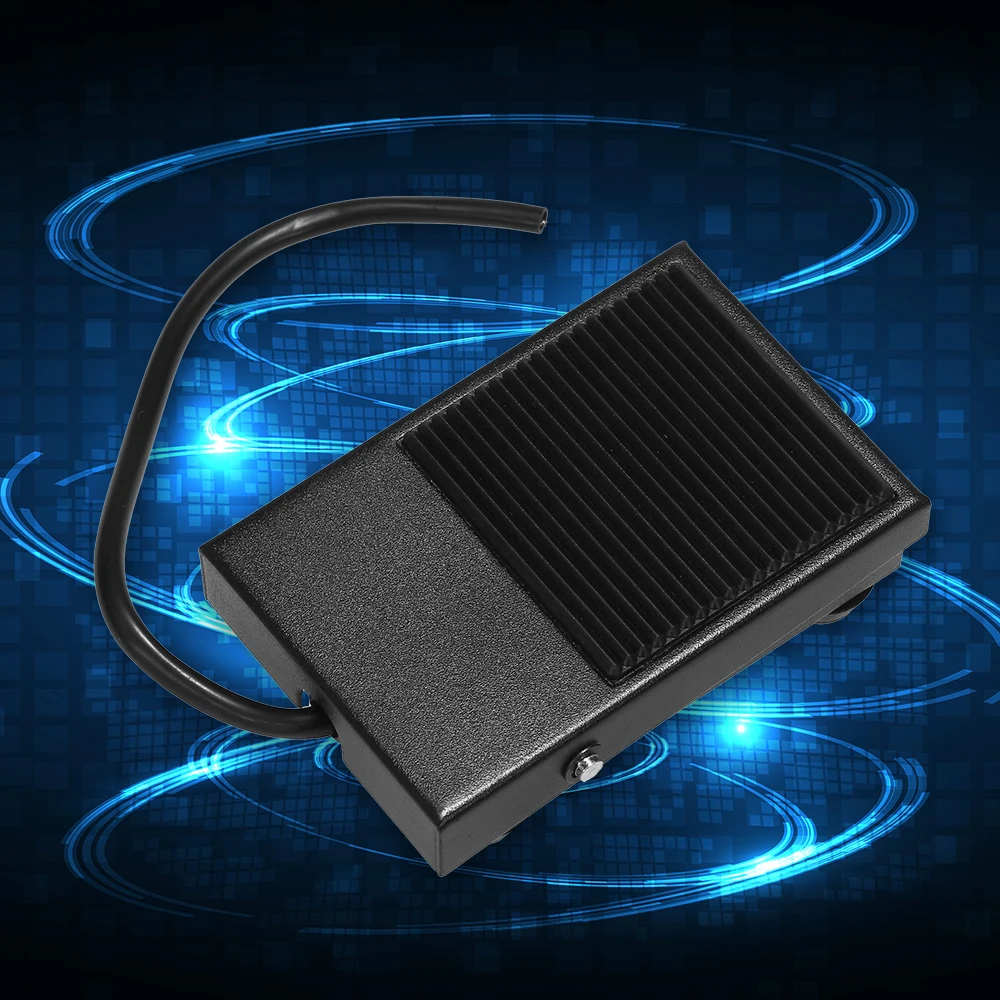 Heavy Duty Metal Skidproof Foot Pedal Switch Treadle Foot Switch Momentary Control 3 Wire NO/NC Auto Reset Switch
Heavy Duty Metal Skidproof Foot Pedal Switch Treadle Foot Switch Momentary Control 3 Wire NO/NC Auto Reset Switch
