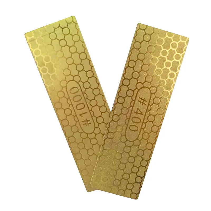 Double Dual Sided Diamond Whetstone Sharpener Knife Sharpening Stone HT081 30*100*1.2mm
Double Dual Sided Diamond Whetstone Sharpener Knife Sharpening Stone HT081 30*100*1.2mm