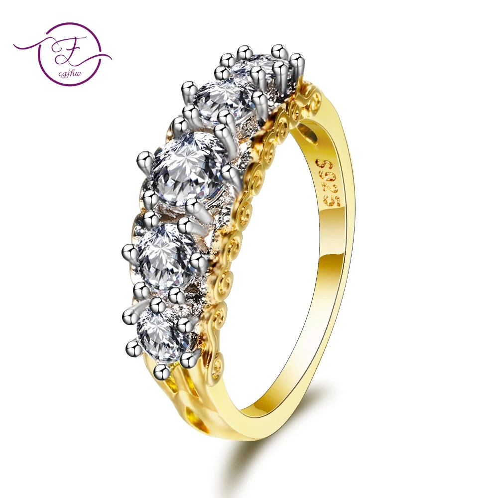 Gold Color Rings With AAAA Cubic Zirconia Crystal Stones 925 Silver Jewelry Vintage Party Anniversary Ring Fashion Fine Jewelry
Gold Color Rings With AAAA Cubic Zirconia Crystal Stones 925 Silver Jewelry Vintage Party Anniversary Ring Fashion Fine Jewelry
