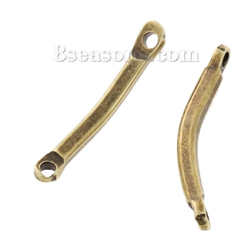 Copper Connectors Findings Curve Rectangle Antique Bronze 21mm( 7/8") x 3mm( 1/8"), 50 PCs new
Copper Connectors Findings Curve Rectangle Antique Bronze 21mm( 7/8") x 3mm( 1/8"), 50 PCs new