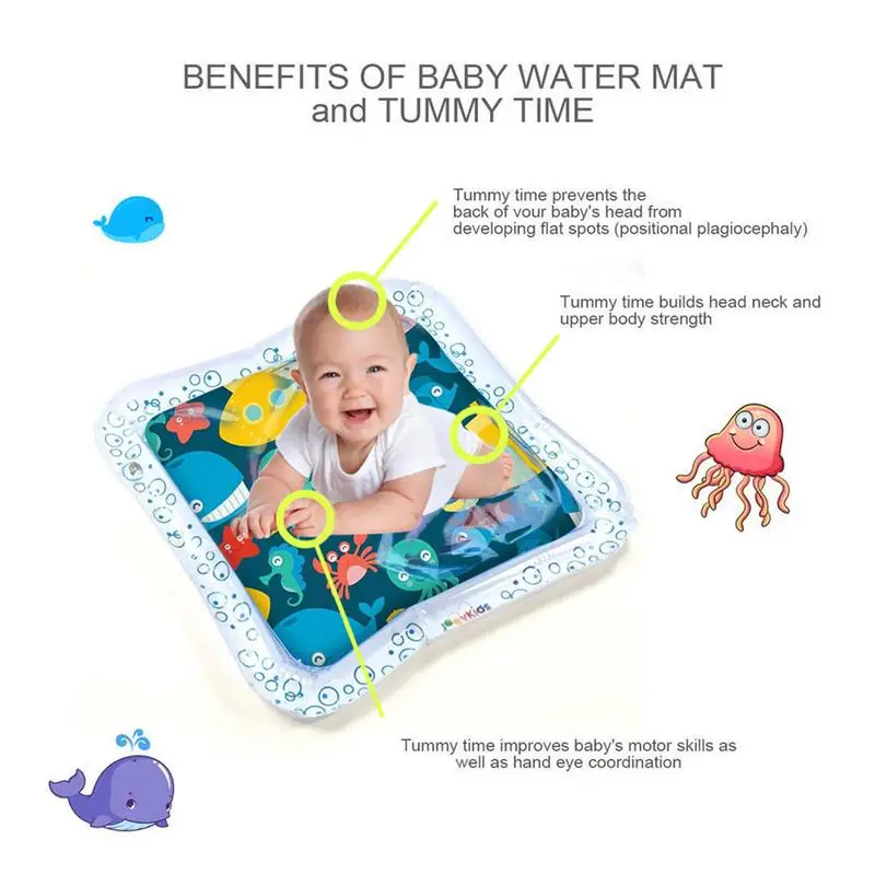 Baby Kids Water Play Mat Inflatable Infants Tummy Time Playmat Toys For Children Educational Toys Water Cushion Pat Ice Mat
Baby Kids Water Play Mat Inflatable Infants Tummy Time Playmat Toys For Children Educational Toys Water Cushion Pat Ice Mat