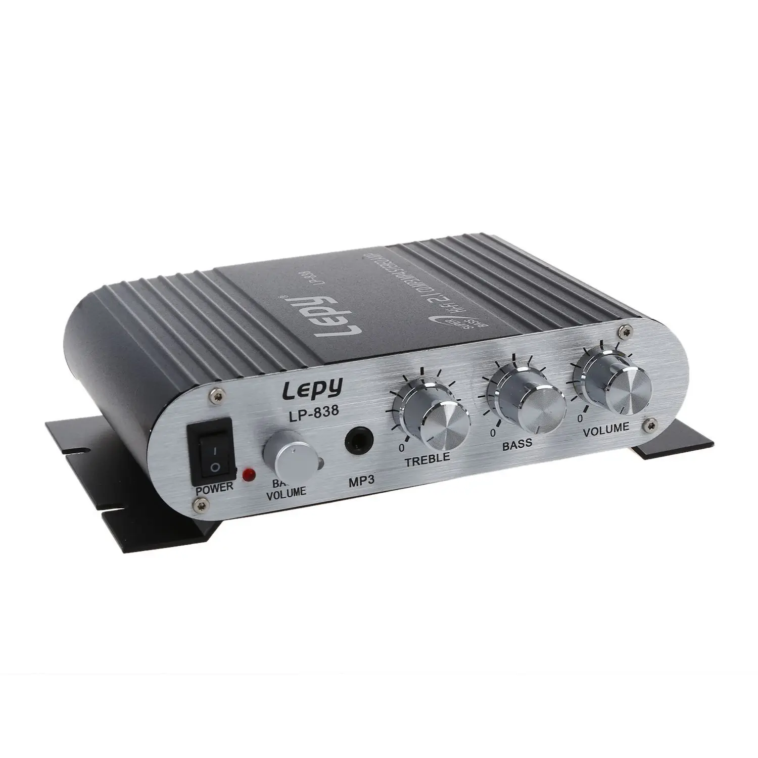LEPY Power Car Amplifier Hi-Fi 2.1 MP3 Radio Audio Stereo Bass Speaker Booster Player for Motorbike Home No Power Plug
LEPY Power Car Amplifier Hi-Fi 2.1 MP3 Radio Audio Stereo Bass Speaker Booster Player for Motorbike Home No Power Plug