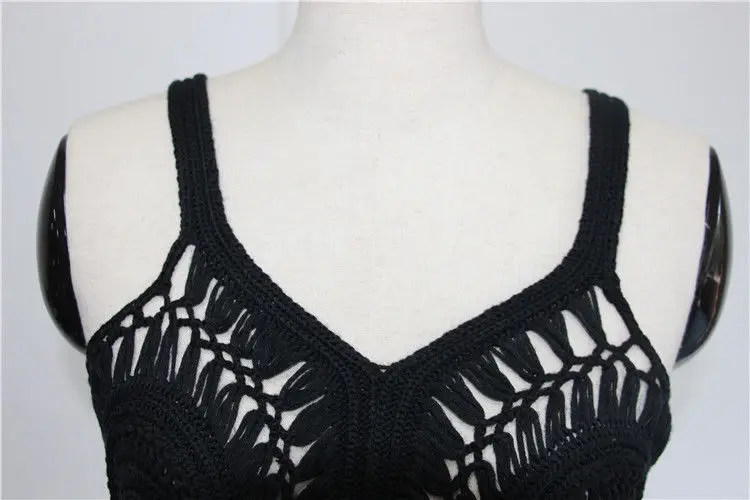 Women Beach Loose Bikini Smock Sunscreen tassel Crochet Swimsuit Swimwear Color Black
Women Beach Loose Bikini Smock Sunscreen tassel Crochet Swimsuit Swimwear Color Black