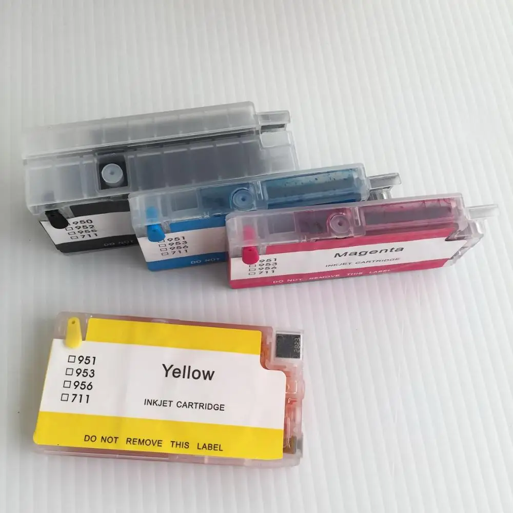 Refillable cartridge 950 Full ink for HP950 HP951 950XL with Chip Officejet Pro 8100 8600 8610 8620 8630 8640 8660 251dw 276dw
Refillable cartridge 950 Full ink for HP950 HP951 950XL with Chip Officejet Pro 8100 8600 8610 8620 8630 8640 8660 251dw 276dw